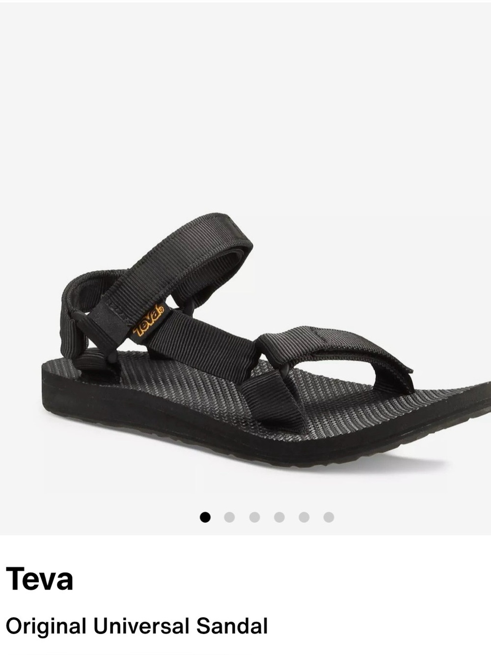 Teva women’s Original Universal Sandal — Black